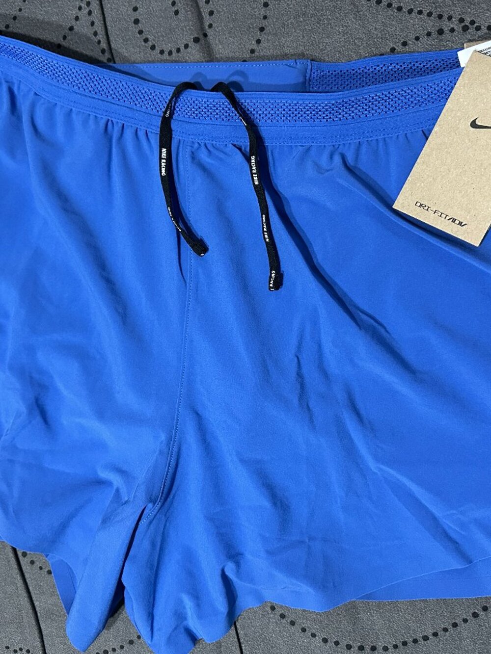 NIKE RUNNING COMPARE WITH AEROSWIFT DRI FIT ADV #411 BLUE SHORTS SIZE XL MEN $90